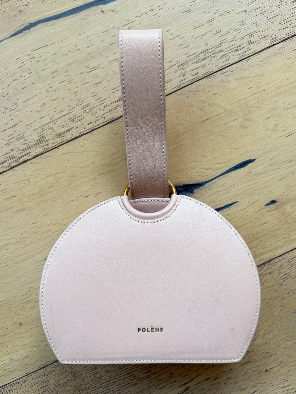 Polène Numéro Six Leather Bag – Blush Pink